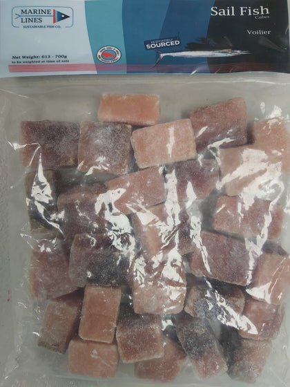 Sail Fish Cubes/bag (1kg)