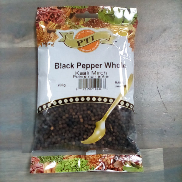 Pti Black Pepper Whole 400g