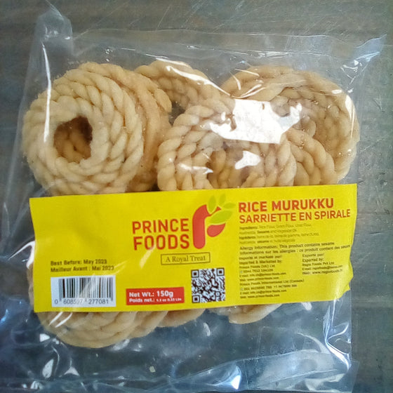 Prince foods Rice Murukku 150 gm