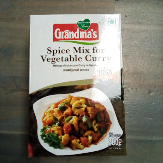 Grandma's Vegetable Masala 200 gm