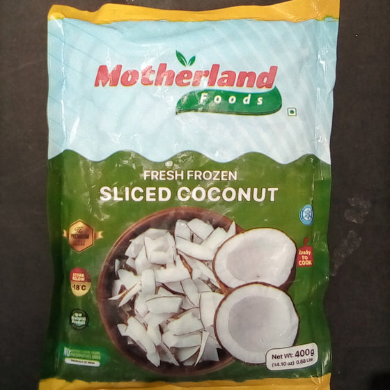 Motherland Foods Sliced coconut 400gm