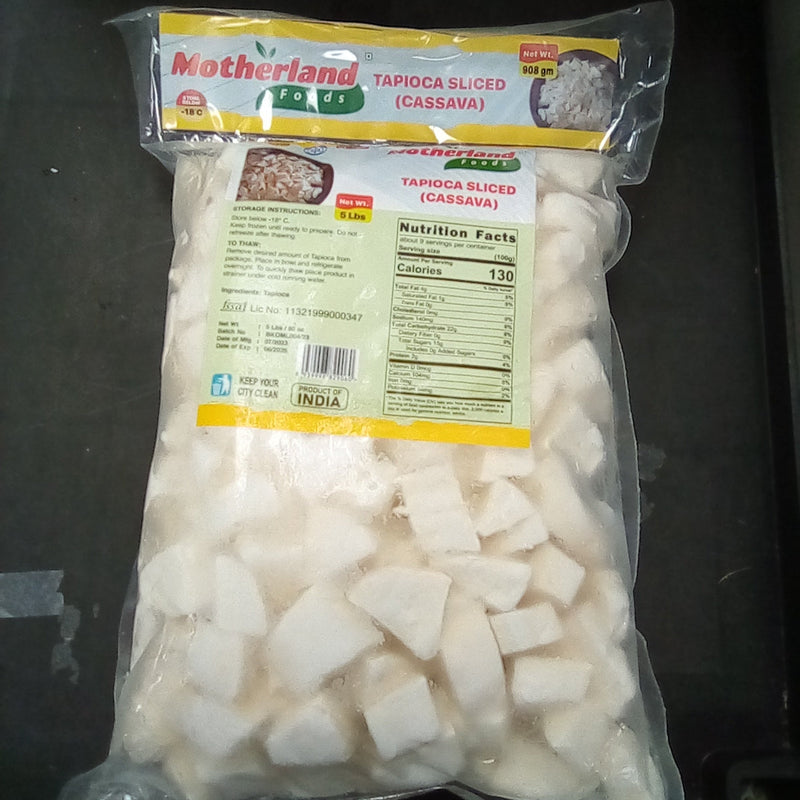 Motherland Foods Tapioca sliced 5lb