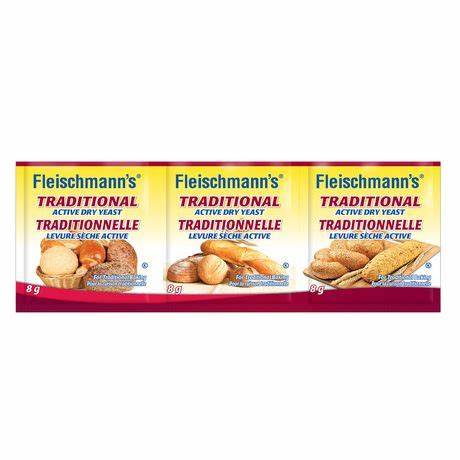 Fleischmann's Active Dry Yeast 3×8gm