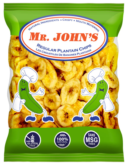 Mrj Plantain Chips Regular 4lbs